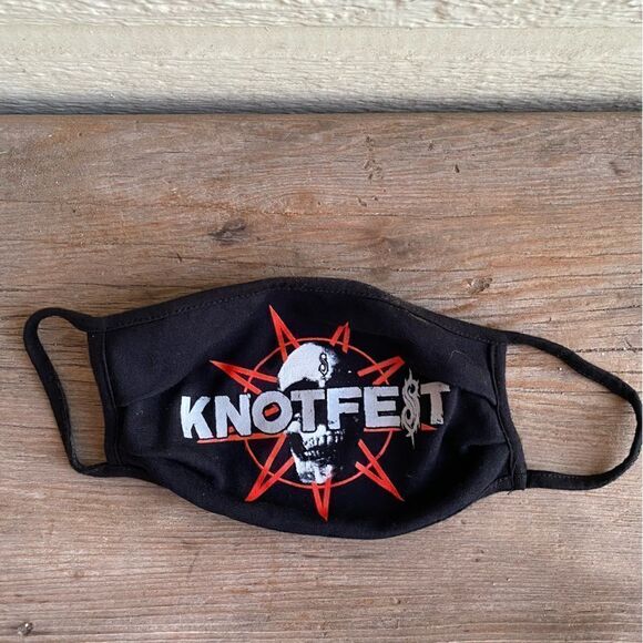 Knotfest LA Cloth Face Covering. Used Once - Sanitized - Picture 1 of 2